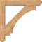 Ekena Millwork Imperial Craftsman Smooth Bracket w/ Offset Brace, Western Red Cedar, 5 1/2"W x 30"D x 30"H BKT0604X30X30IMP04SWR - alternate 4